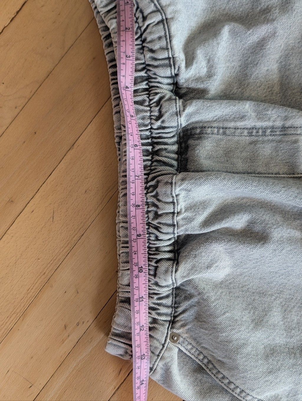 Faon Jacmin - Jean Polly - Light Grey Tall Large High Rise Pull On Wide Leg — image 8 of 8